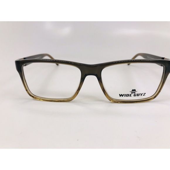 New Wide Guyz Brown Fade BULLDOG Eyeglasses 57mm for The Stylish Large Man - Picture 3 of 12